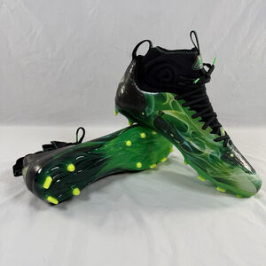NEW Under Armour Spotlight Lux MC LE Football Cleats - Green, Men Size 13